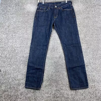 Bullhead Dillon Skinny Denim Jeans Men's Size 30X30 Blue Dark Wash 5-Pocket • $15.16