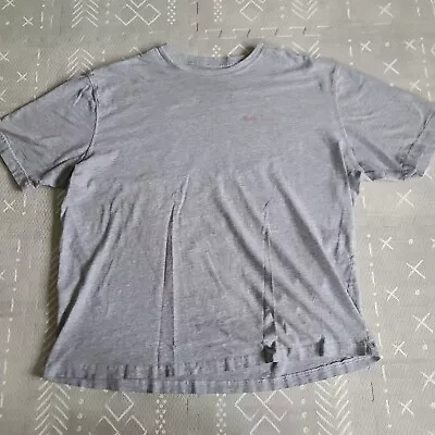 Tommy Bahama Men's The Haves And Have Yachts Shirt XL Grey Solid Short Sleeve • $10