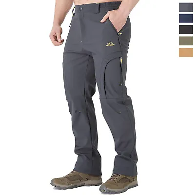 Men's Waterproof Mountain Climbing Pants Tactical Outdoor Hiking Insulated Pants • $42.98