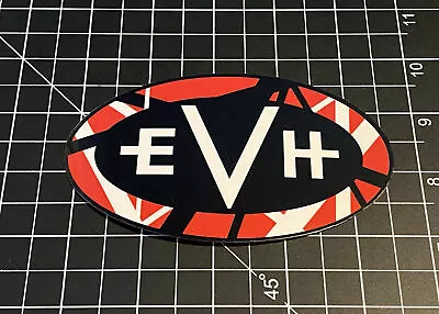 3 SIZES - EVH Eddie Van Halen Tribute Decal Sticker Rock Guitar Case FREE SHIP  • $9