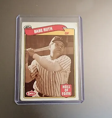 1989 Swell Baseball Greats - #1 Babe Ruth • $10000