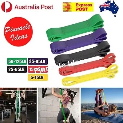 Yoga Exercise Fitness Resistance Bands Elastic Strap Band Home Heavy Workout • $5.79