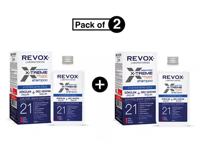 Revox Shampoo X-TREME SPECIAL HAIR CARE FOR LOSS LATE GROWTH 400ml Pack Of 2 • $86