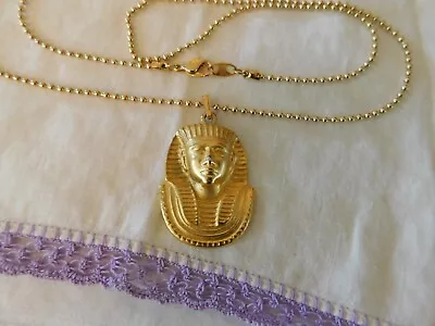 Egyptian King Tut Pendant Necklace • $5