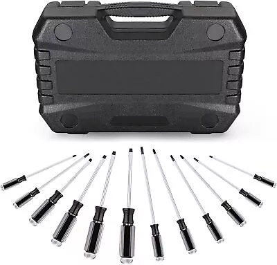 FTI Screwdriver Set 12pcs Professional Magnetic Screwdriver Kit Storage Case • $12.99