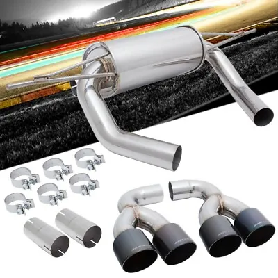 Megan Supremo ABE Exhaust System Black Chrome Tips For 15-UP M3 F80/M4 F82 • $748.87