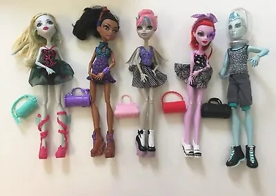 Monster High Dance Class 5-PACK Gil Webber Rochelle Robecca Lagoona & Operetta • $157.48