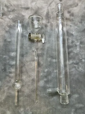 Lot Of 3 Unique Lab Glassware Lot - Kimax Funnel Fisher And Unmarked • $9.99