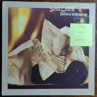 Sad Cafe Politics Of Existing Vinyl Record VG+/G+ CAFELP1 1985 1st Press • £12