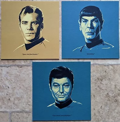 Matt Ferguson Star Trek Headshots Captain Kirk Spock McCoy - NT Mondo • $63.15