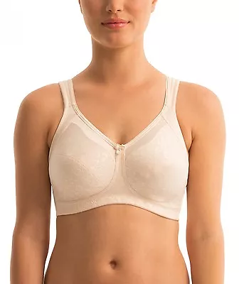 TRIUMPH  ENDLESS COMFORT WIREFREE BRA   Nude  Sz 12-24  NEW - RRP $69.95 • $49.95