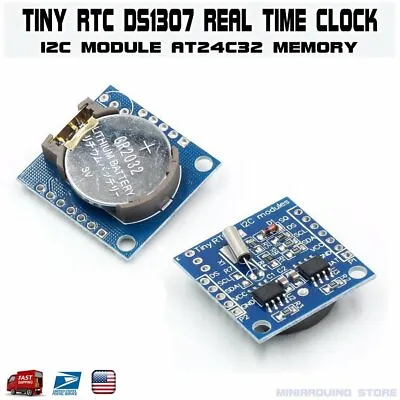 DS1307 RTC I2C With Battery Real Time Clock Module For Arduino AVR PIC 51 ARM US • $2.68