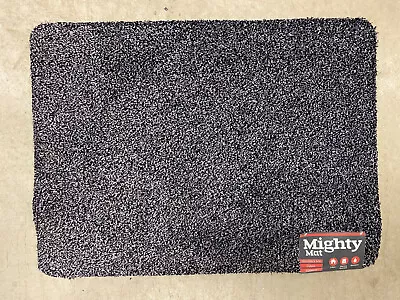 Microfibre Magic Door Mat Machine Washable Anti Slip 60 X 80 Cm Absorbent Black • £7.99