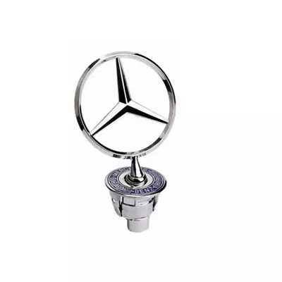 Car Hood Stand Emblem Silver Wheat Ears Front Badge For W210 W220 W211 W204 W212 • $26.82