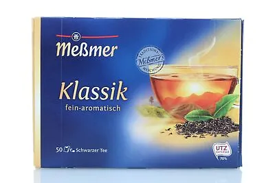 £3.93 • Buy Meßmer Classic 50pcs 87.5g Black Tea Cup Aromatically Appealing Taste