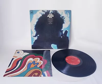 Bob Dylan Greatest Hits LP Columbia W/  Milton Glaser Poster Vinyl #d26 • $45