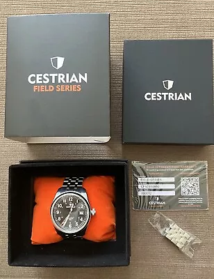 Cestrian Field Series Automatic Grey Dial Steel Men's Watch 200m CF921B0660 • £110