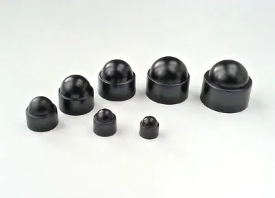 £1.71 • Buy Plastic Nut & Bolt Cover Caps For Hexagon Nuts ,Bolts, Screws/ Black