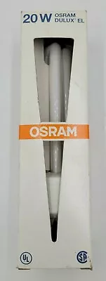 OSRAM - Dulux El 20w (75w Equivalent) Light Bulb Medium Base 1200 Lumen - New • $13.99