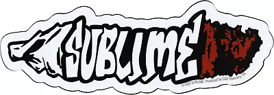 Sticker - Sublime Joint Logo CA Ska Punk Reggae Rock Music Band 6  Decal #5891 • $8.25