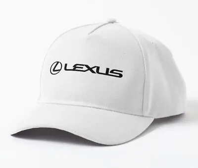 Embroidery Adjustable Baseball Cap LEXUS Car Logo Black White • $14.75