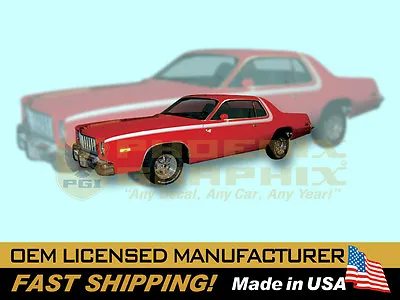 $169 • Buy 1975 Plymouth Road Runner COMPLETE Decals & Stripes Kit