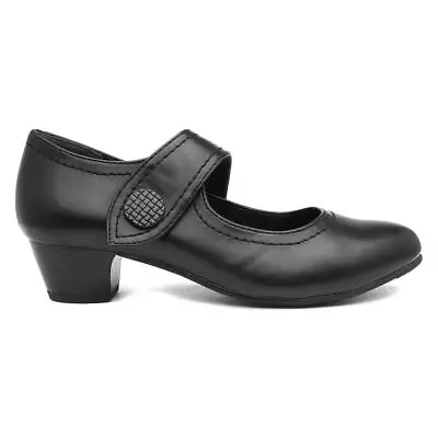 Jana Softline Womens Shoes Black Adults Ladies Heels Court Work SIZE • £34.99