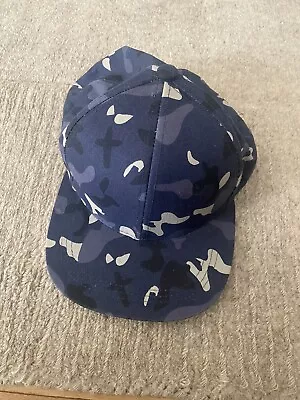 Men’s Blue Camouflage H&M Baseball Cap Good Condition • £0.99