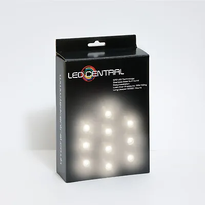 £19.60 • Buy 15mm LED DECK-DECKING-PLINTH-KITCHEN-KICKBOARD LIGHT KIT-10 OR 20 Lights