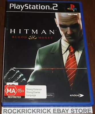 Playstation 2 Game Hitman Blood Money Includes Manual Pal • $13