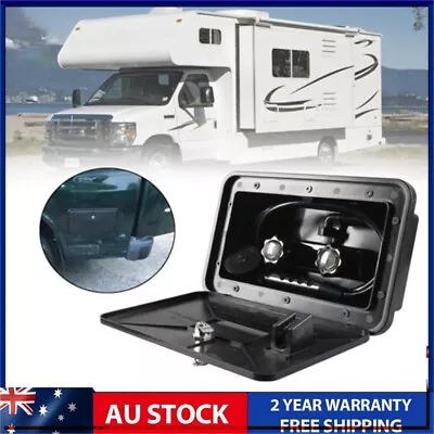 For Camper Trailer Boat External Caravan RV Shower Box Kit Weatherproof Faucet • $63.28