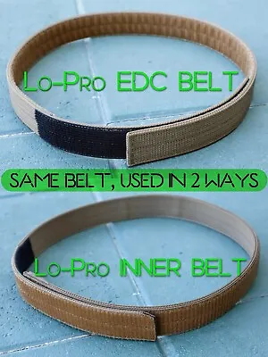 SHEPHERD Low-Profile EDC BELT - HOOK OR LOOP - [ INNER BELT ] - 1.5  Width • $34