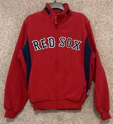 Majestic Authentic Therma Base Mens Boston Red Sox Dugout Jacket Size Medium • $49.99