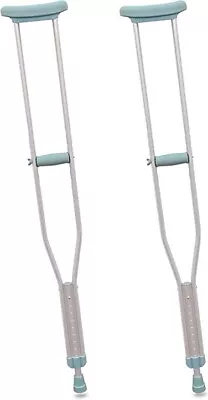 Pepe Underarm Crutches For Adults Pair X2 Units Size L Large Armpit Adjustable • £61.45