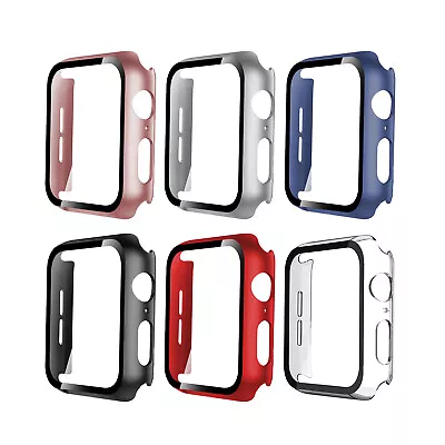 $8.95 • Buy For Apple Watch 6/5/4/3/2/SE IWatch Tempered Glass Screen Protector 38/42/4044mm