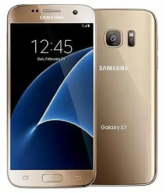 Samsung Galaxy S7 SM-G930A AT&T Only 32GB Gold Very Good Heavy Burn • $35