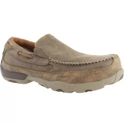 Twisted X Mens Moccasin MDMS002  Driving Shoes Bomber Loafer Sz 11M • $44.25