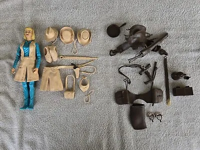 1970's Marx Johnny West JANE WEST Figure With Accessories • $40