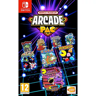 Namco Museum Arcade Pac NINTENDO SWITCH New & Sealed Inc Pac ManDig DugGalaga • £21.49
