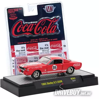 M2 Machines Coca Cola 1965 Ford Shelby Mustang Gt350r 1/64 • $25