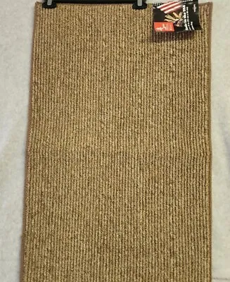 Mohawk Home Area Kitchen Rug 20 X 34 Made In The USA Khaki Color Rectangular • $30