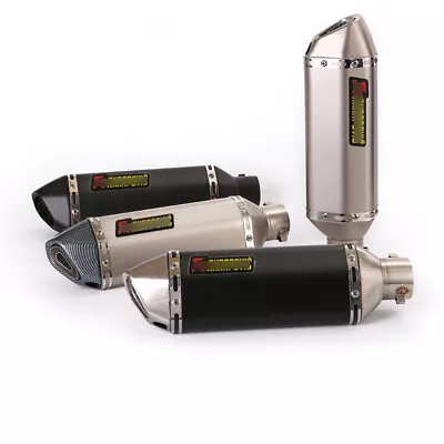 Universal 38-51mm Exhaust Pipe Motorcycle Muffler Silencers Dirt Bike ATV Tips • $65.10