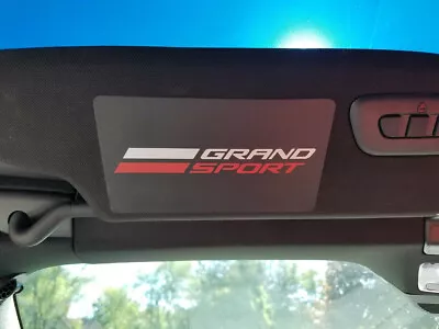 2014-2019 Corvette C7 Stingray Grand Sport Sun Visor Warning Label Blackouts • $19.99