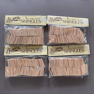 $29.99 • Buy Houseworks Dollhouse Roofing Shingles #7004 Wood 4 New Packs