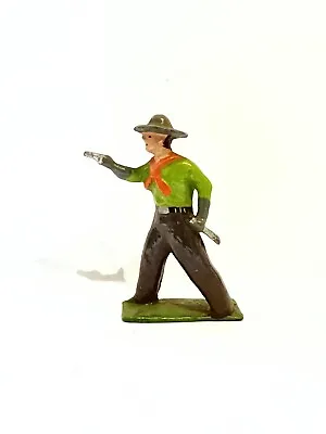 Vintage Britains Lead Figure - Wild West American Cowboy (616) • £8.99