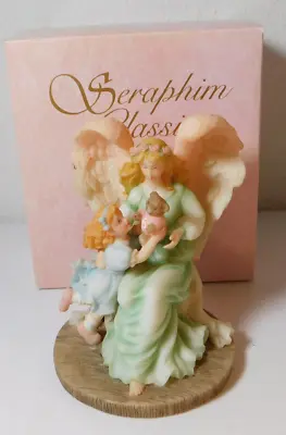 SERAPHIM CLASSICS ANGELS TO WATCH OVER ME SIXTH YEAR GIRL FIGURINE W/ BOX #78099 • $9.99