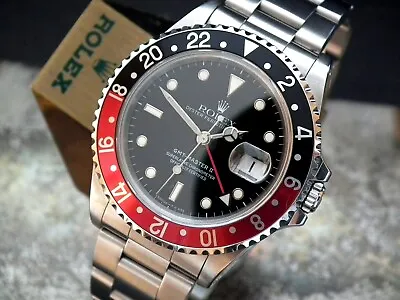 Outstanding Rolex Oyster GMT 16710 Coke Full Set Plus Investment Grade Watch • £14850