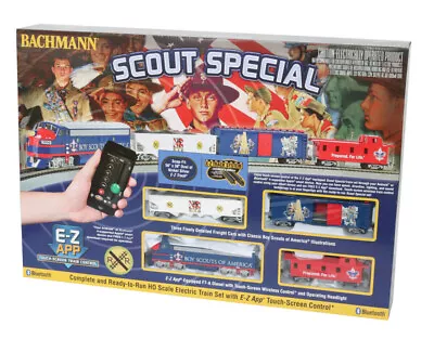 Bachmann 01503 HO Scale Boy Scouts Special E-Z App Control Electric Train Set • $261.95