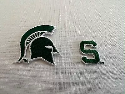 2 NCAA Michigan State Spartans Iron-On Patches.Fast Same Day Shipping. • $8.49