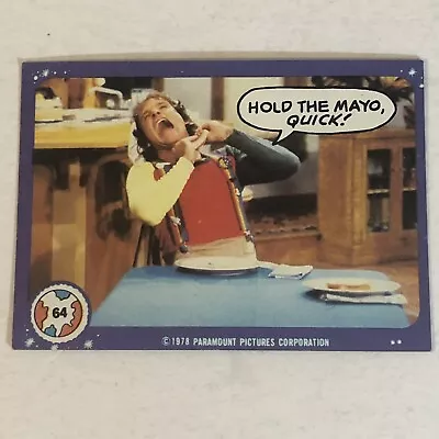 Vintage Mork And Mindy Trading Card #64 1978 Robin Williams • $1.89